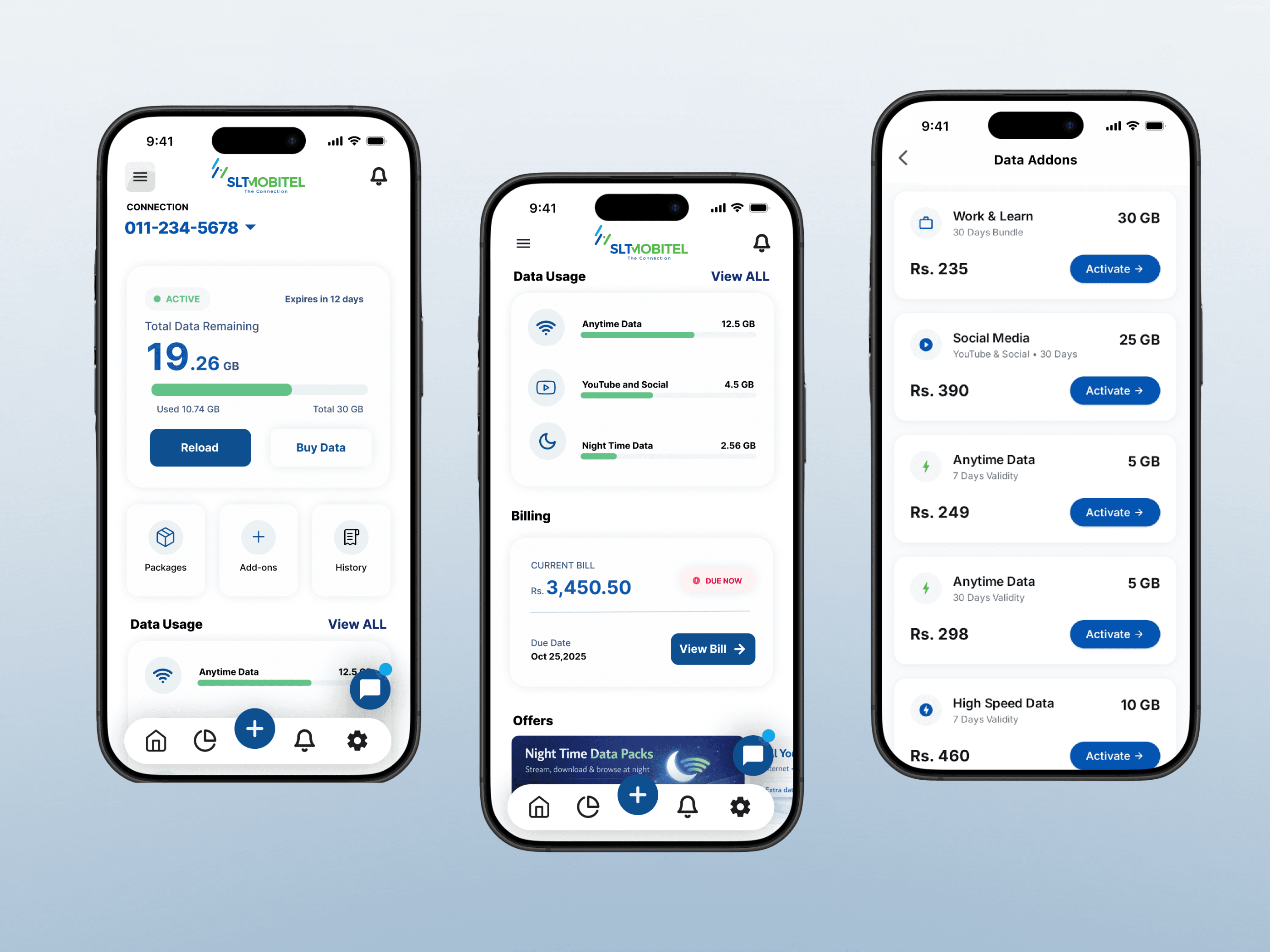 MySLT Mobile App Redesign